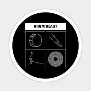 Drum Beast Magnet